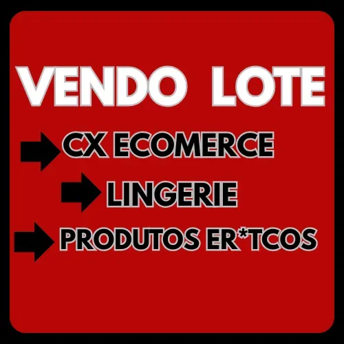 vendo lote lingerie preço custo