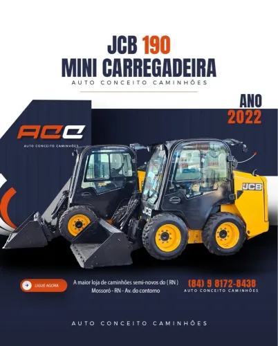 Mini carregadeira JCB 190