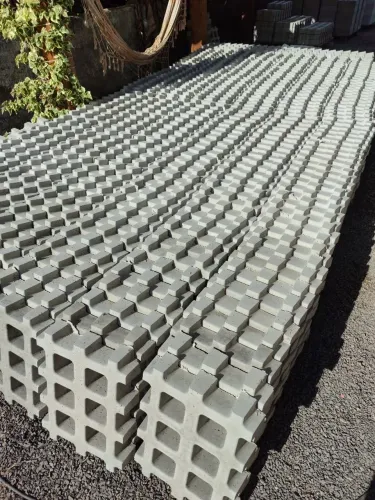 Pisograma com ferro 45x35x7 - Alta qualidade
