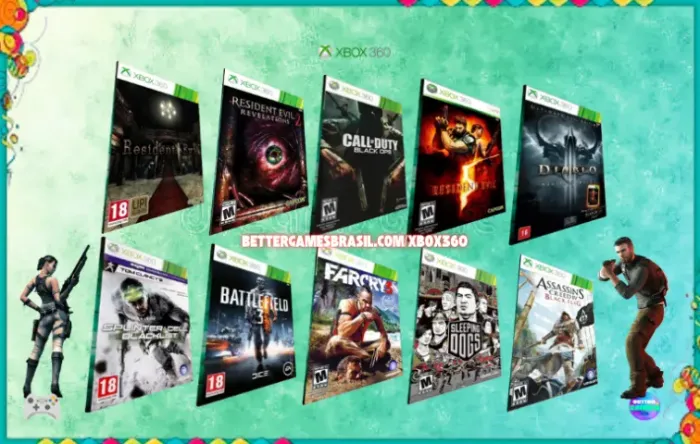 Battlefield - Resident - Splinter - Diablo Far Cry Assassins Creed Call of Duty . Xbox 360