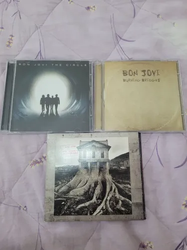 CDs Bon Jovi - The Circle, Burning Bridges e This House is Not For Sale