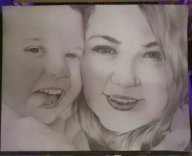 Presenteie com um Desenho Realista, alguém especial