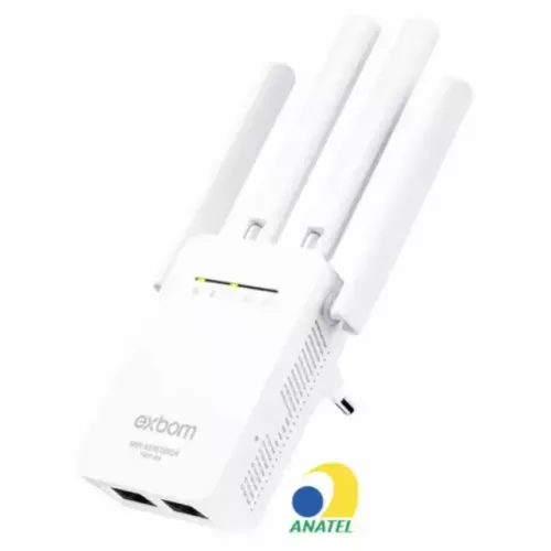 Repetidor WI-FI 4 Antenas Exbom YWIP-Q4 300Mbps - WZetta