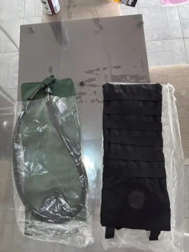Mochila Hidratação Tática 3L Preta Nova (Molle/Refil)