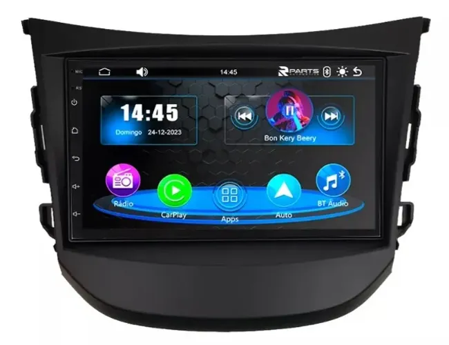 Central Multimídia MP5 Connect Faaftech Carplay e Android Auto Hb20 2012 a 2019