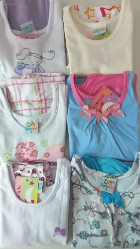 Todos por 89 reais (04 conjuntos, sendo regata ou blusa  com shorts)