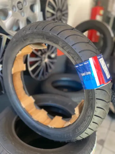 Pneu 130/70/17 marca VIPAL uso s/câmara (instalação grátis)