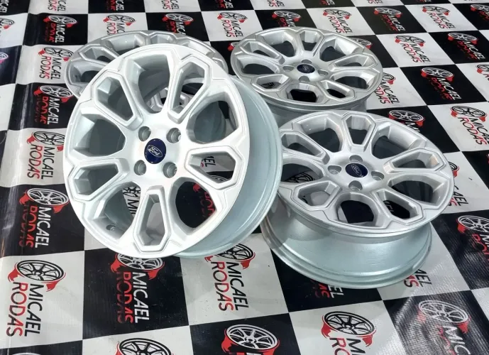 Jogo de rodas 17 Ford Ecosport titanium 4x108 Originais Zeradas 