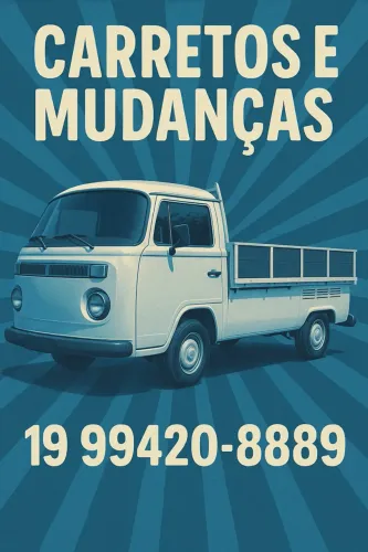 Carretos, Fretes e Mudanças com KOMBI - Rápido, Econômico e de Confiança!