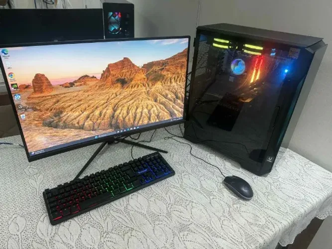 Troco Vendo Pc Gamer Completo Amd Ryzen 7-8700G /16-DDR5 /ssd512 /Rtx 4060.