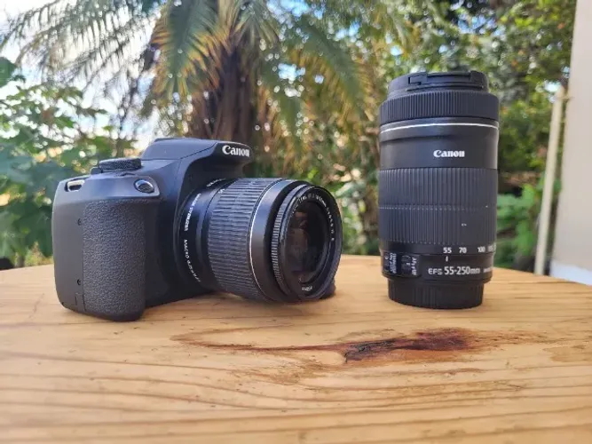 Kit Completo Canon T7 com Lentes e Acessórios