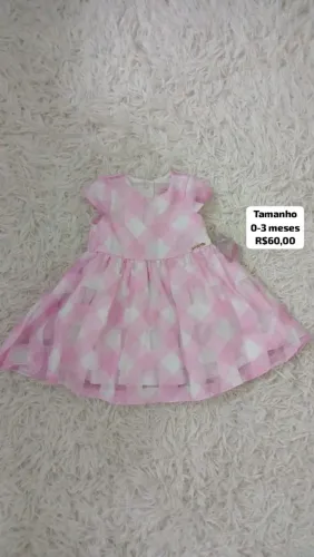 Vestido infantil premium luxo 