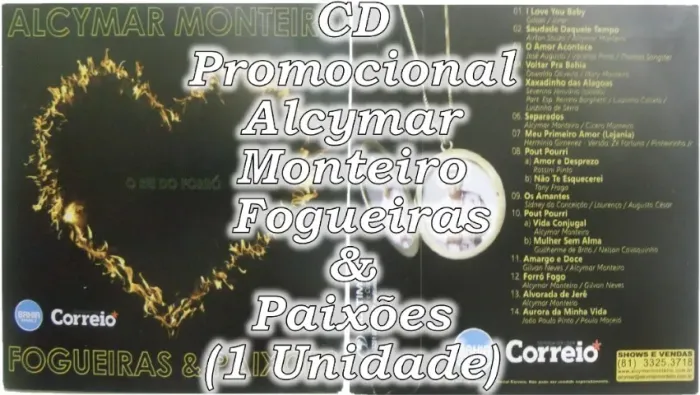  CD Musical Alcymar Monteiro Promo Antigo