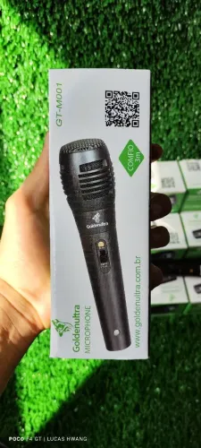 Microfone Karaokê Alta Qualidade Novo!! Marca Goldenultra Mesa de som, Palestra, Gravação