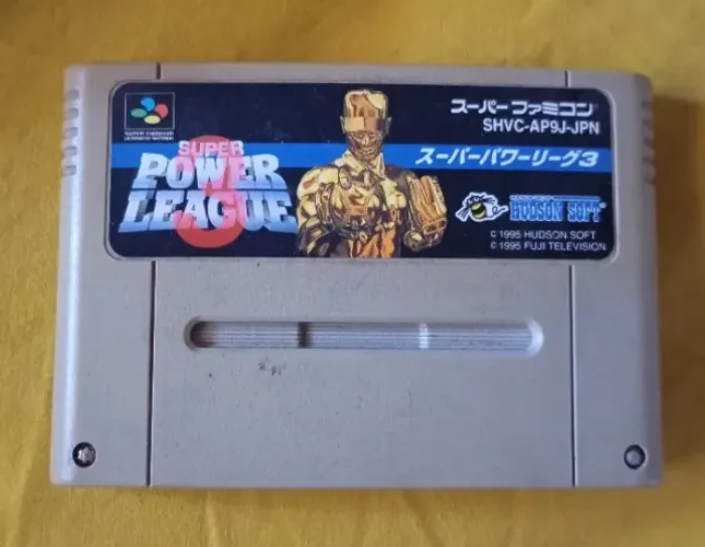 Cartucho Super Nintendo Famicom Super Power League 3