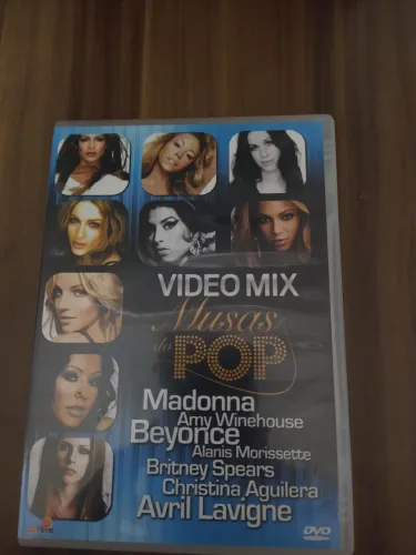 Dvd vídeo mix musas do pop