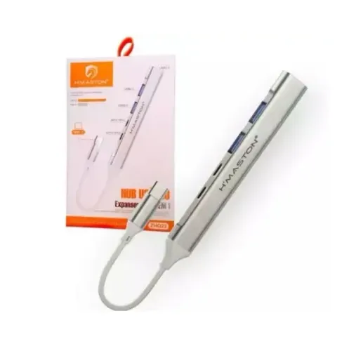 Hub USB C 5 portas 2.0 e 3.0 com Tipo C