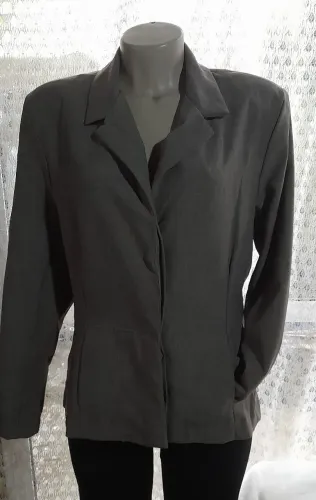 Blazer feminino cinza