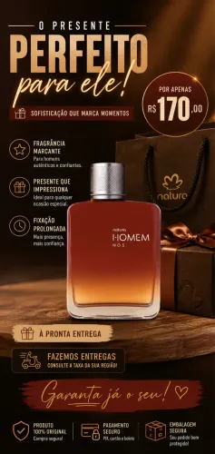 Perfume masculino Natura