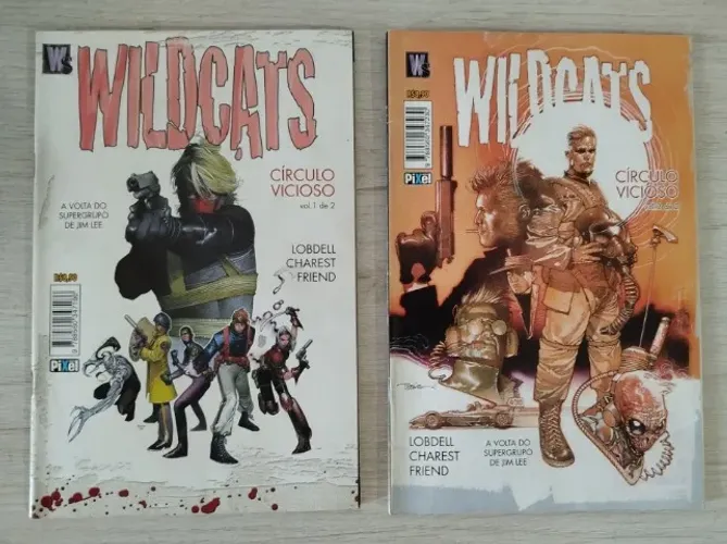 HQ Quadrinhos Wildcats - Círculo Vicioso (completo em 2 edições)
