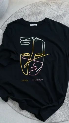 Camiseta Zara Masculina Tam. M Semi Nova
