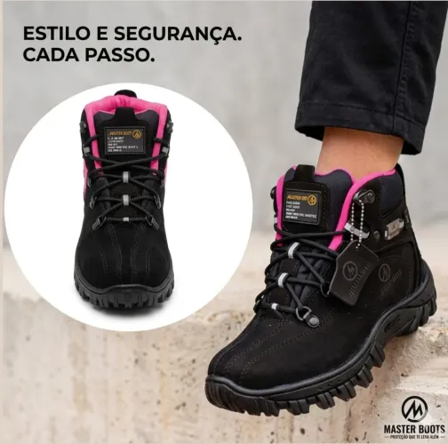 Bota Feminina Palmilha Confort