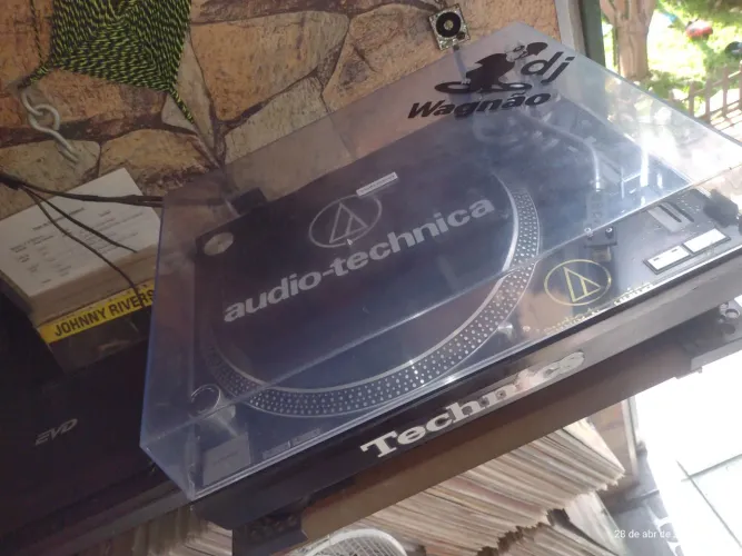 Toca disco áudio técnica LP120 USB  super nova 