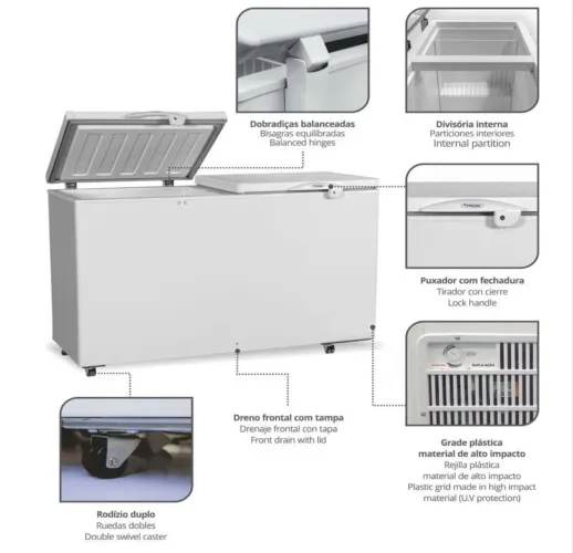 FREEZER HORIZONTAL 411 Litros