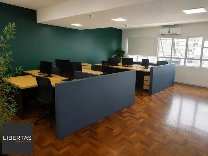 Excelente conjunto/sala separadas em sala 1001 e sala 1002 com 123, 68 m2 privat