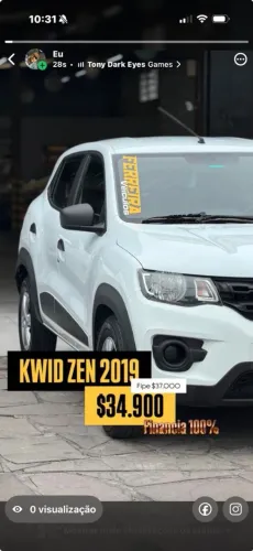 Renault Kwid Zen 1.0 Flex 12V 5P Mec. 2019