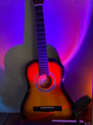 Violão Vogga Cordas de Aço + Bolsa Almofadada + Capotraste