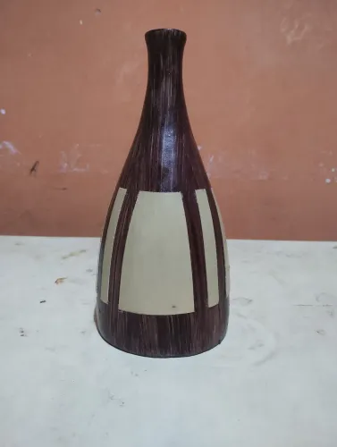 Vaso/ garrafa decorativa - estilo rústico indiano 