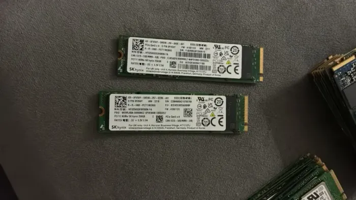 LOTE: NVMe 256GB M.2 2280
