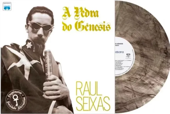 Vinil Raul Seixas - A Pedra do Gênesis (1988 / LP Fumê Translúcido Esfumaçado)