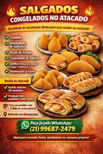 SALGADOS REVENDA LANCHONETE