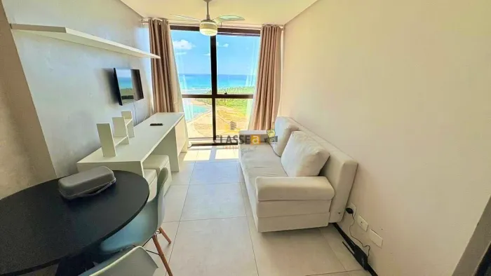 Apartamento Beira Mar Mobiliado 1 Quarto e Andar Alto no Barra Home Stay