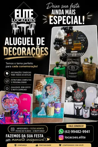 Aluguel de decoração com balões