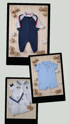 Lote bebê menino 3 meses Ralph Lauren 