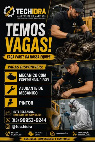 Mecânico pintor automotivo e ajudante