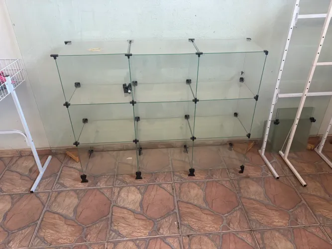 Balcão de vidro