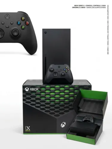 Xbox Series X 1TB - Impecável / Seminovo na Caixa com Acessórios