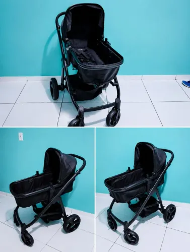 Carrinho de bebê Moisés 