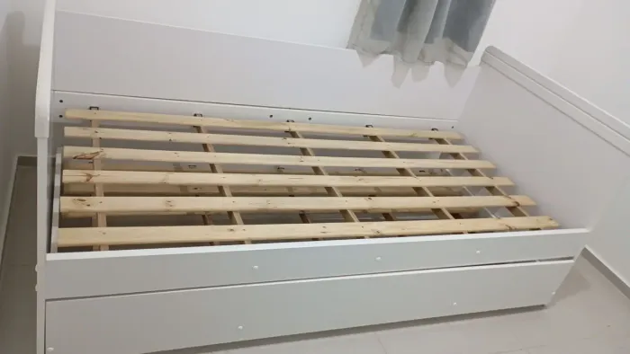 Cama+ cama auxiliar+ colchão Ortobom por apenas 800.00