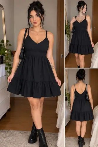 Vestido rodado estilo boneca Dazy tamanho G