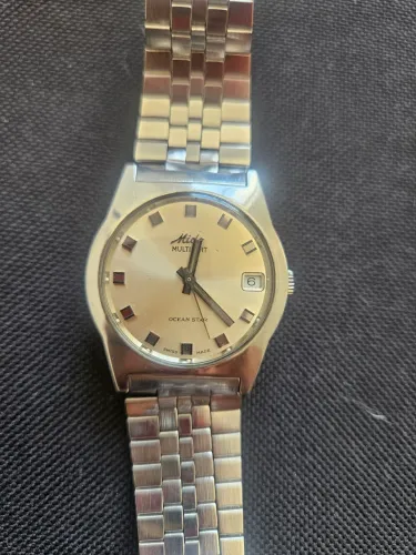 Relógio Mido Ocean Star Vintage Automático Suíço Datador Aço Colecionador