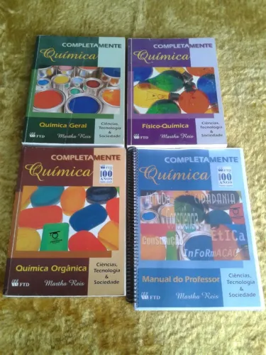 COLEÇÃO COMPLETAMENTE QUÍMICA MARTHA REIS  +  100% DAS RESOLUÇÕES 