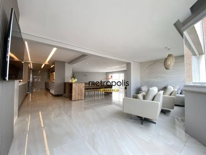 Apartamento com 4 dormitórios à venda, 327 m² por R$ 4.000.000,00 - Jardim - Santo André/S