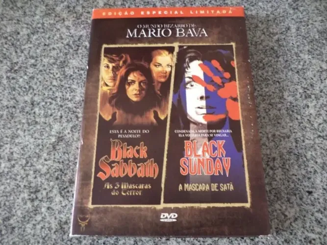 DVD O Mundo Bizarro de Mario Bava - Black Sabbath e Black Sunday