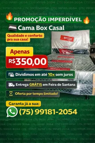 Cama Box promoção!!