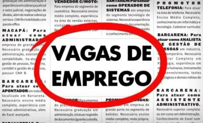 VAGA de Emprego Atendente 